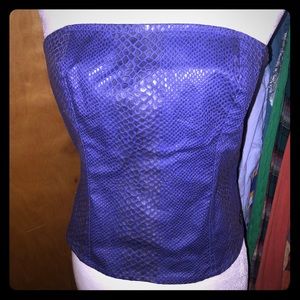 Guess Purple Snake Print Top